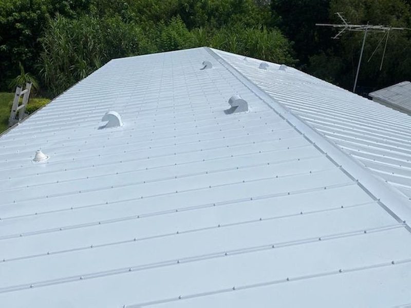 New metal roof