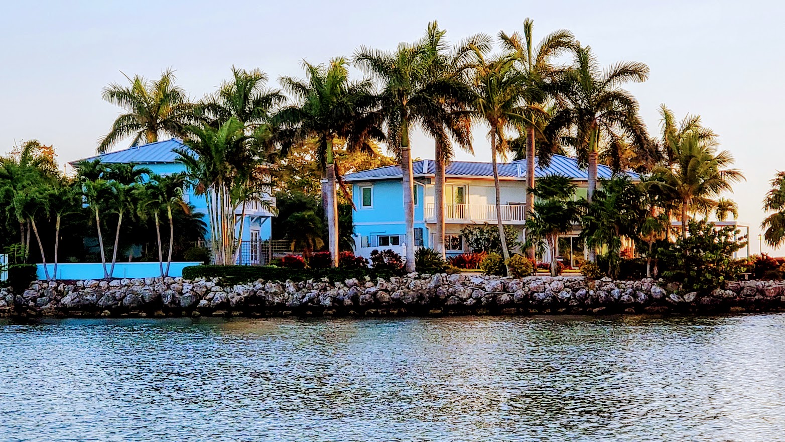 Waterfront tropical homes